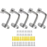 Supports de main courante descalierlot de 5 picessupports de rampe descalier en acier inoxydable 60x80 ...