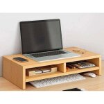 Support de moniteur en bois support de moniteur dordinateur organisateur de bureau �tag�re de moniteur ...