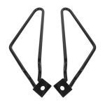 Supports de montage de sacoches de moto - hd - xl883 / 1200 - noir - fer et chrom� - 990g