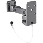 Support mural denceinte - adam hall - suwmb10 - r�glable - noir - compatible avec toutes les enceintes ...