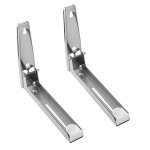 Support mural pour four � micro - ondes gototop - charge maximale 77lbs / 35kg - acier inoxydable - argent ...