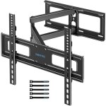 Support mural tv orientable et inclinable bras articul� pour �crans led lcd oled plats et incurv�s 26 ...