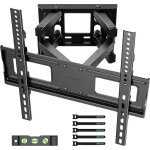Support mural tv orientable et inclinable pour t�l�viseur led / lcd / incurv�e de 23 - 70 pouces support ...
