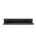 Support mural vinyle - enova hifi - vwm 1 bl - noir - métal - design contemporain Support mural vinyle - enova hifi - vwm 1 bl - noir - métal - design contemporain