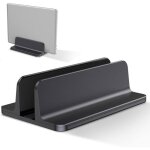 Support ordinateur portable vertical support pc portable en aluminium r�glable bureau laptop stand noir ...