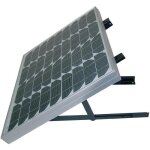 Support pour panneau solaire inclinable 0?45� ? 30�30 cm jusqu� 100 w / jour