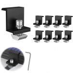 Supports de panneau solaire - non spcifi - 30 mm - alliage daluminium - 8 pices - cl hexagonale incluse ...