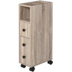 Kleankin - meuble colonne - panneaux de particules - 18x30x68. 5cm - chne