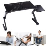 Support pc table ordinateur portable tablette table de lit pliable laptop stand  rotation  360 degrs ...