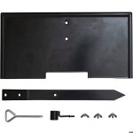 Support de pierre tombale 305 x 152 cm en fer finition mate anti - d�coloration plaque comm�morative ...