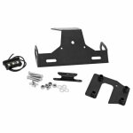 Support de plaque dimmatriculation moto modle court aluminium avec clairage led avoc kawasaki 900 z900 ...
