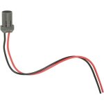 Support porte ampoule universel 12v wedge t10 w21x95d avec cable et connecteur phare fiche douille voiture ...