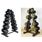 Support de rangement pour haltères - rack a exercice - noir - 54 * 41 * 106cm - lot de 6 paires Support de rangement pour haltères - rack a exercice - noir - 54 * 41 * 106cm - lot de 6 paires