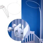 Support rglable de support de moustiquaire en mtal pour la parenthse de lit de lit de bb de lit ...