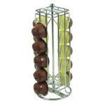 Support rotatif pour dosettes - marque - modle - capacit de 20 dosettes - diamtre 15 cm - blanc