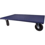 Support roulant pour meubles - rectangulaire - 650 x 400 mm - charge max. 400 kg