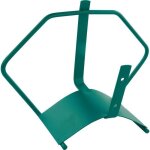 Support sellette mural - cap vert - mtal poxy - anti - rouille - rangement tuyau arrosage - facile ...