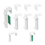 Support de serrage - non spcifi - lot de 4 - sans perage - pour fentres pvc et bois - accessoires ...