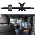 Support tablette - seat - t�ti�re - rotatif 360� - compatible iphone et ipad - noir