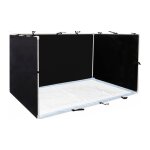 Support pour tapis dapprentissage de la propret� pour chien avec bords hauts - bac � liti�re pliable ...