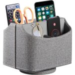 Support de tlcommande en cuir synthtique rotatif  360 degrs pour manettes mdias papeterie table ...