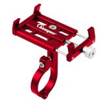 Support de tlphone universel - beeper - me114 - r - ultra rsistant - mtal - rouge