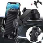 Support telephone voiture3 en 1 universel porte telephone voiture tableau de bord rotation 360pour smartphone ...