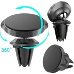 Support t�l�phone voiture - e. f. connection - universel - rotation 360� - m�tal - noir