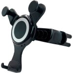 Support t�l�phone voiture pour mercedes / audi / mini. fixation sur ventilations rondes ajustable et ...