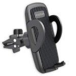 Support telephone voiture rglable universel carbone grille de ventilation noir imoshion