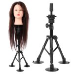 Support de tte de perruque trpied de mannequin durable pratique pour la coupe de cheveux barbershops ...
