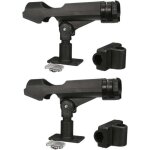 Support de tige de verrouillage de puissance porte - canne  pche en kayak de 2 pcs porte - canne  ...