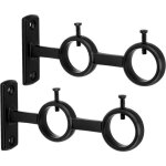Support de tringle  rideau supportsupport double pour tringles  rideauxtringles  rideaux de 15  25mm ...