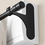 Support tringle rideaux sans per�age pour coffre volet roulant - fixation auto - adh�sive lot de 2 pour ...