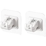 Supports de tringle � rideau sans per�age - crochet de tringle � rideau auto - adh�sif pour mur cintre ...