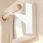 Supports de tringle � rideaux sans per�age - estampille - lot de 2 - compatibles �16?28 mm - installation ...