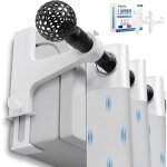 Support tringle � rideau sans per�age ni outil - lot de 2 pour coffre volet roulant - �16 - 28mm en m�tal ...