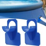 Supports de tuyau de piscine - intex et bestway - 2 pices - diamtre 37mm - couleur bleu