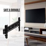 Support tv fixe hd line pour cran plat 26  37 jusqu 75 kg - universel - vesa