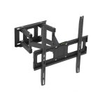 Support tv mural inclinable et pivotant  double bras 3d 400x400mm 26 - 55(66  139. 7 cm)