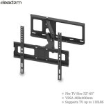Support tv mural orientable inclinable - pour crans 32 - 60 pouces led lcd plasma et courb support ...