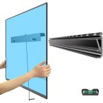 Support tv mural sans per�age 26?55 charge 36. 3 kg vesa 400x400 mm support ultra mince