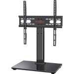 Support tv sur pied tv universel - pour de 26 - 55 pouces tlvisionrglable en hauteur max charge 40kg ...