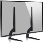Support tv universel sur pied support pour tlv ur attache ecran lcd led tlvision ajustable de 37 ...