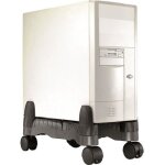 Support uc � roulettes noir ajustable