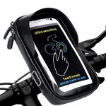 Support de t�l�phone - sacoche v�lo �tanche - rotation 360� - pour smartphones jusqu� 6 pouces - noir ...