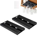 Support verre � pied - culinorea - 2 paquets 253 x 11 x 2 cm porte - verres � vin sans per�age support ...