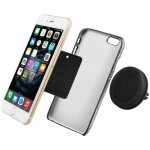 Support voiture - akashi - altmagcarblk - aimant� - m�tal abs - 4 supports noirs