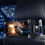Support voiture t�l�phone & tablette appui - t�te ? bras r�glable ? compatible iphone android ipad 7 ...
