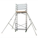 Supremalu480 �chafaudage roulant aluminium supremalu 4m80 echafaudages stephanois